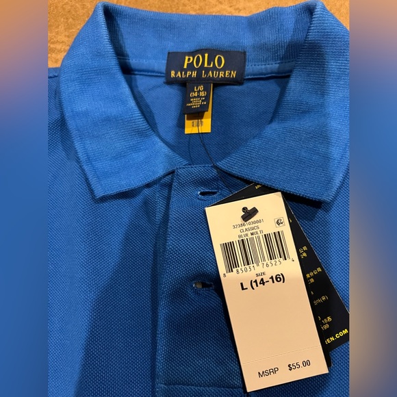Polo by Ralph Lauren - NWT- Classic Fit - Polo - 
Size - Boy (Large/14/16) - Picture 3 of 4